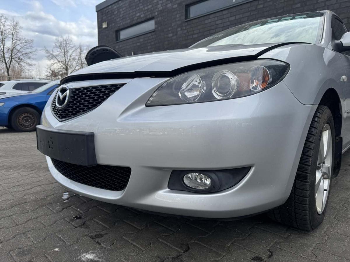 Mazda 3 BK original Sto&szlig;stange Stossf&auml;nger vorn Silber 4-T&uuml;rer Limousine Bj.2004